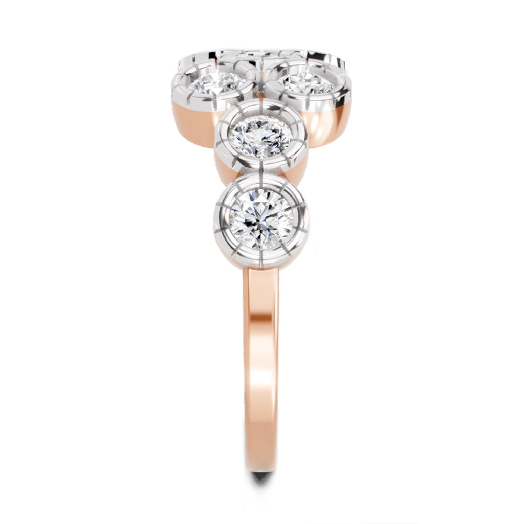 Graceful Round Diamond Ring