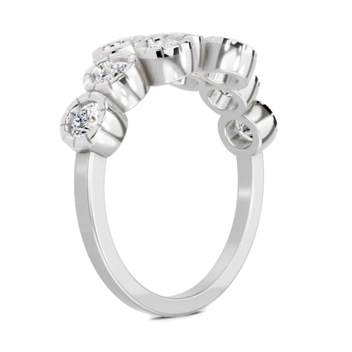 Graceful Round Diamond Ring