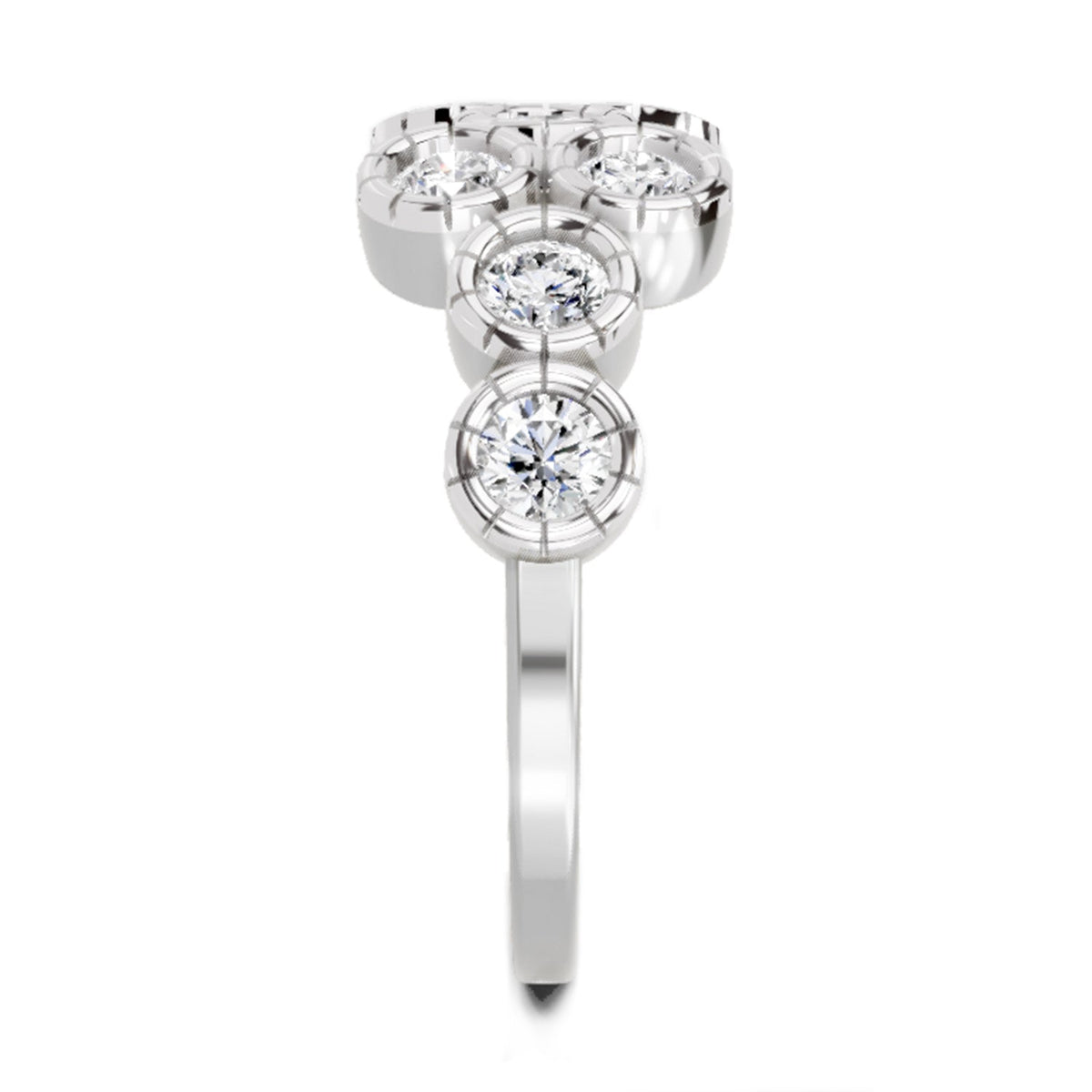 Graceful Round Diamond Ring