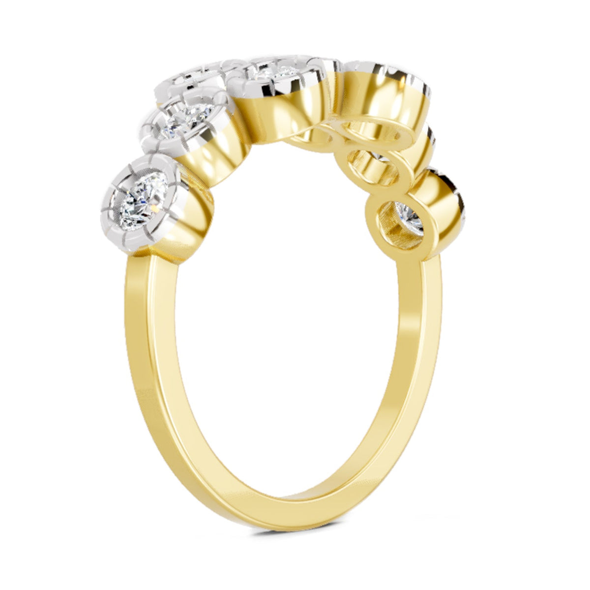 Graceful Round Diamond Ring