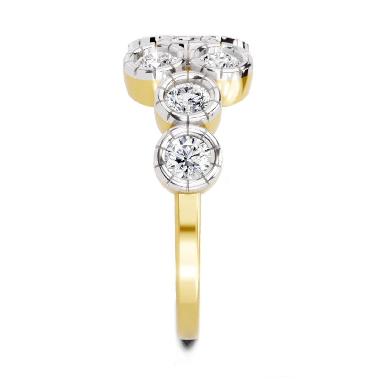 Graceful Round Diamond Ring