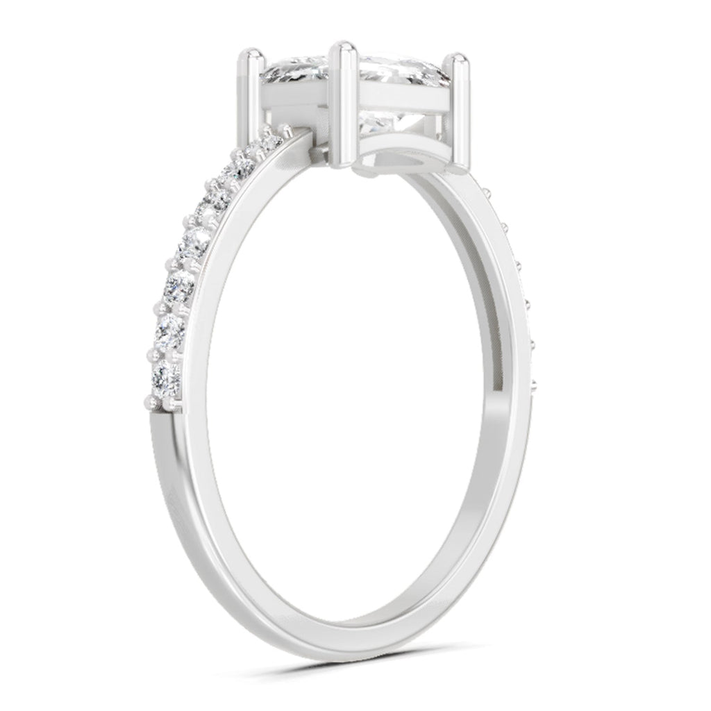 Regal Emerald-Cut Diamond Ring