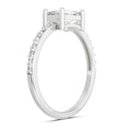 Regal Emerald-Cut Diamond Ring