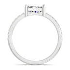 Regal Emerald-Cut Diamond Ring
