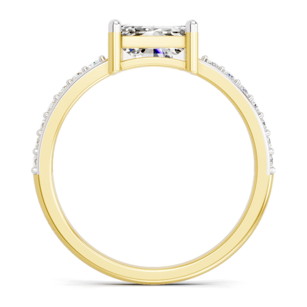 Regal Emerald-Cut Diamond Ring