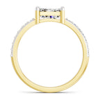 Regal Emerald-Cut Diamond Ring
