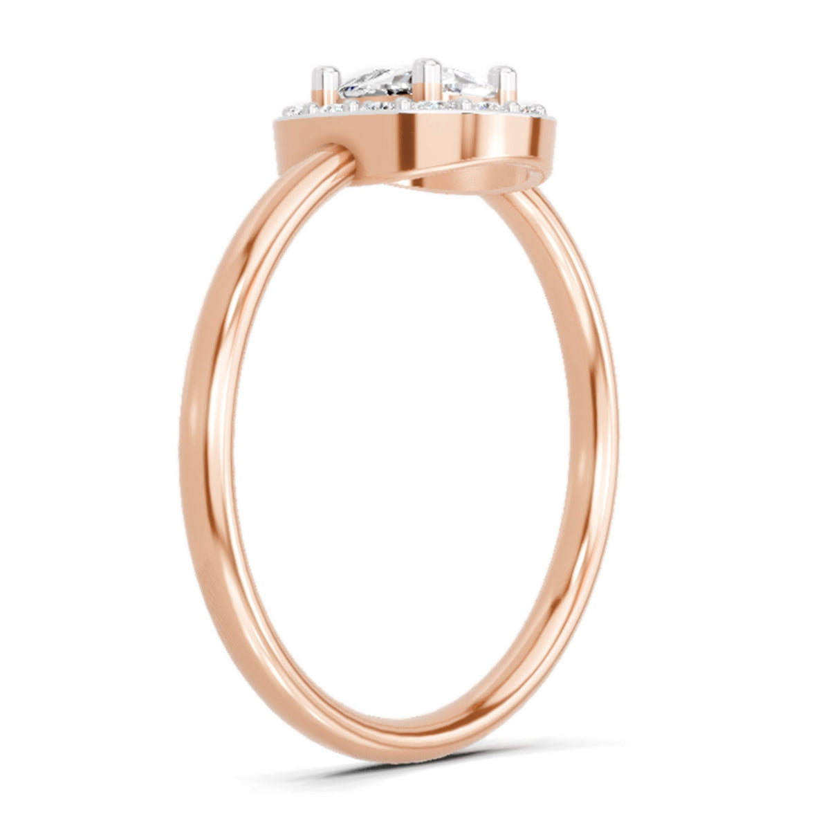 Captivating Cushion Halo Diamond Ring
