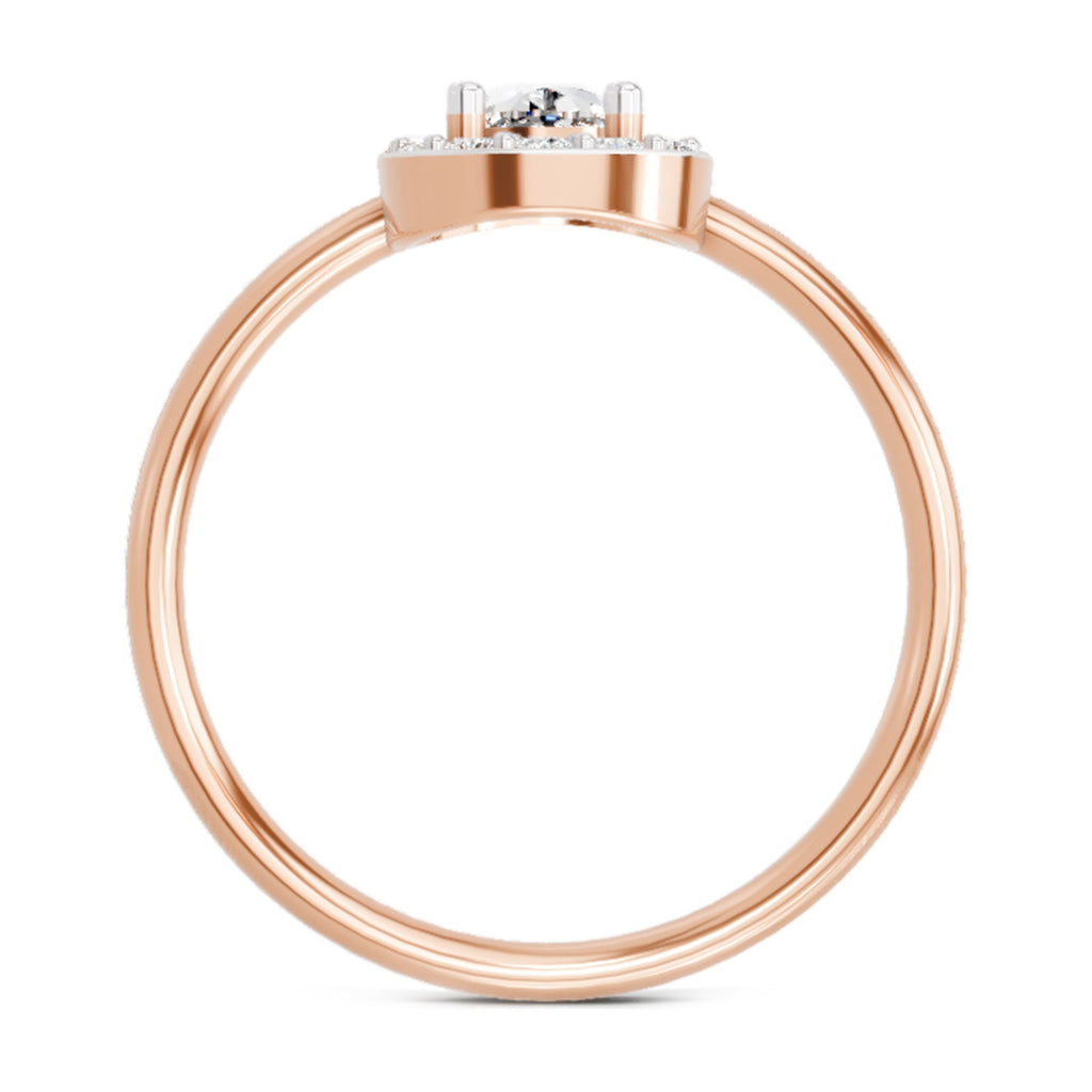 Captivating Cushion Halo Diamond Ring