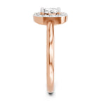 Captivating Cushion Halo Diamond Ring