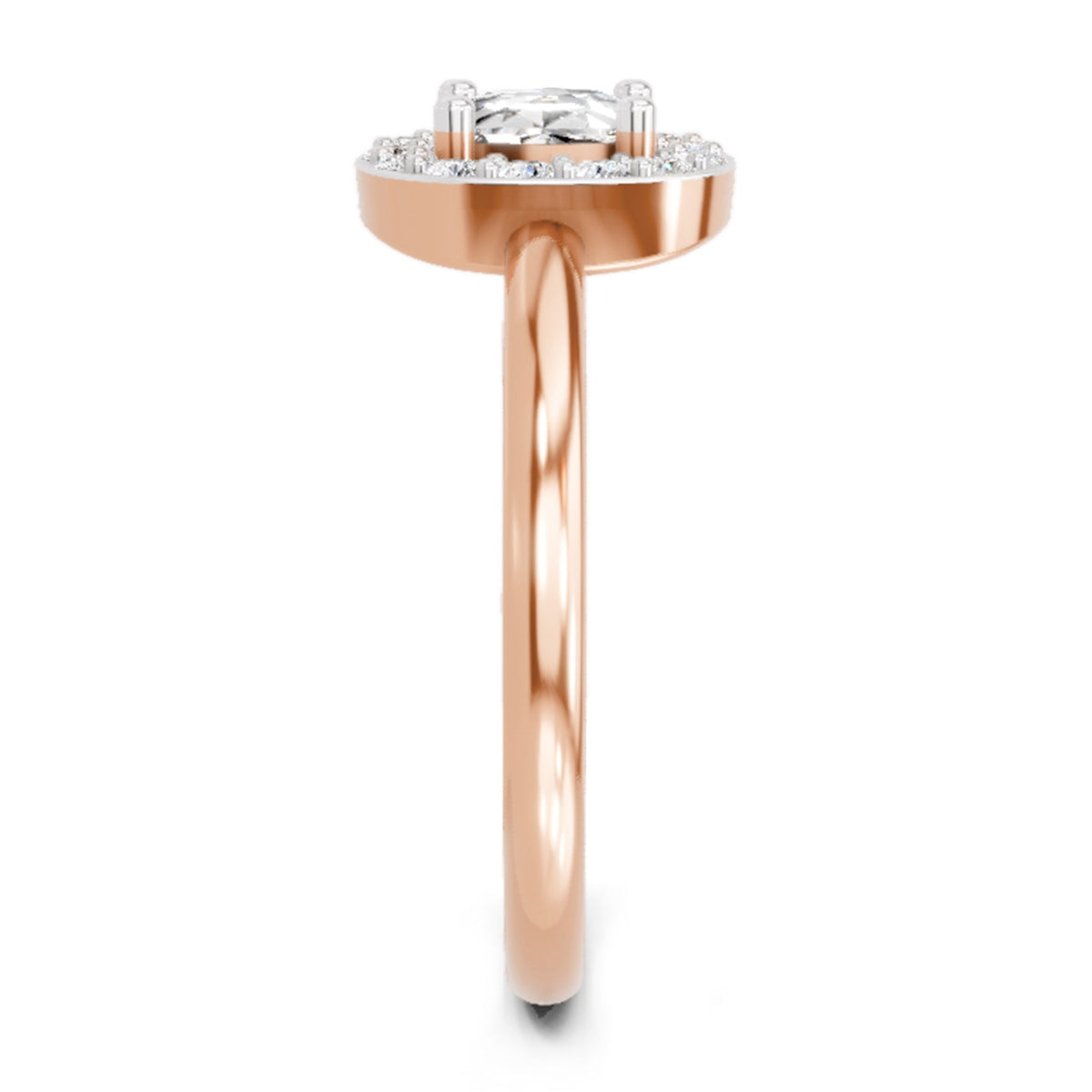 Captivating Cushion Halo Diamond Ring
