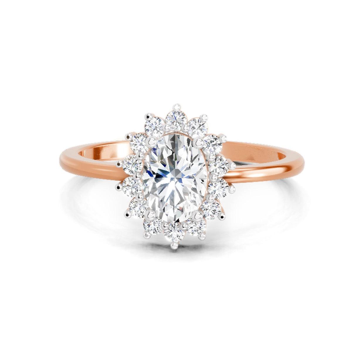 Captivating Cushion Halo Diamond Ring