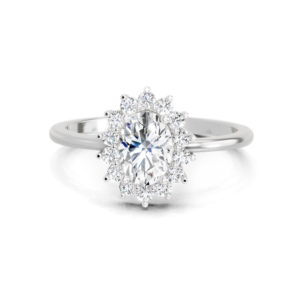 Stunning Oval Diamond Ring