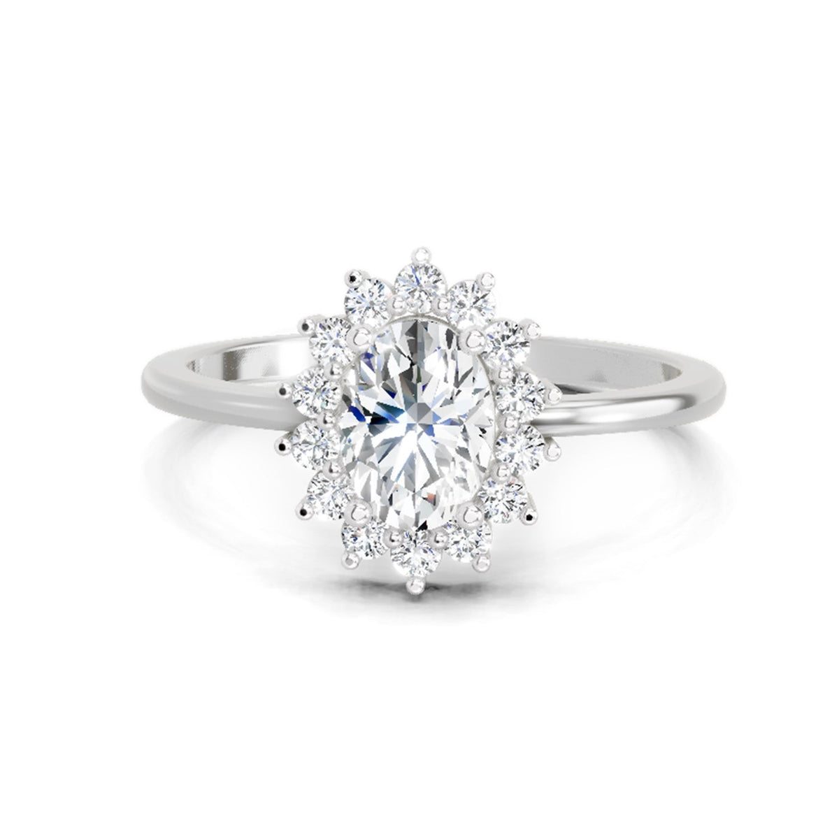 Stunning Oval Diamond Ring