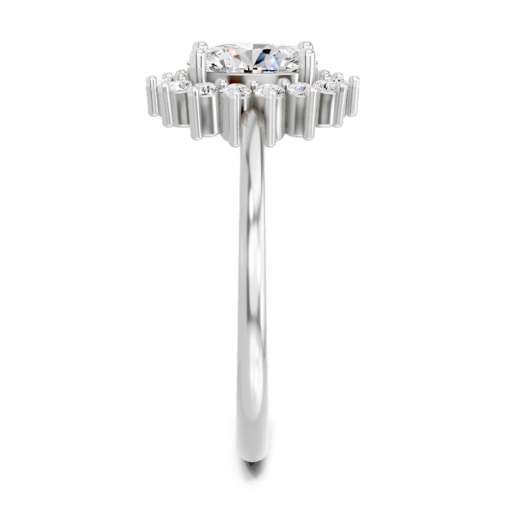 Stunning Oval Diamond Ring