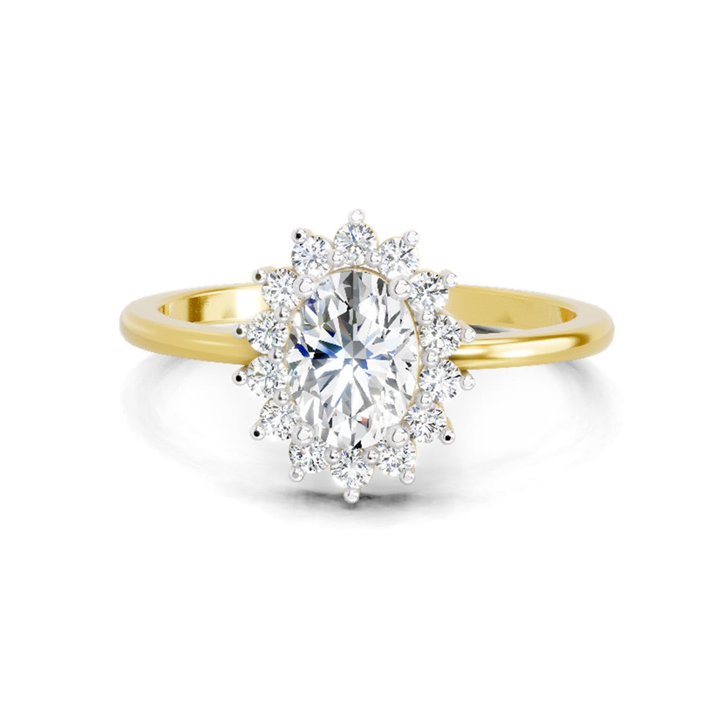 Stunning Oval Diamond Ring