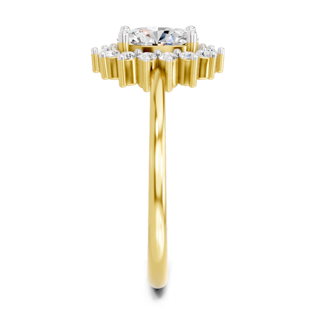 Stunning Oval Diamond Ring