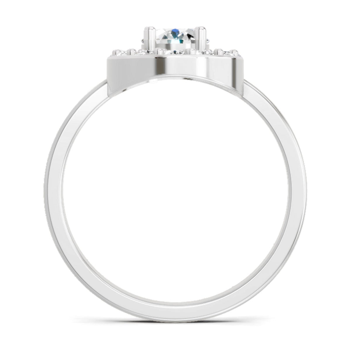 Regal Round Halo Diamond Ring