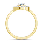 Regal Round Halo Diamond Ring