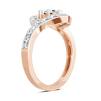 Brilliant Round Halo Diamond Ring