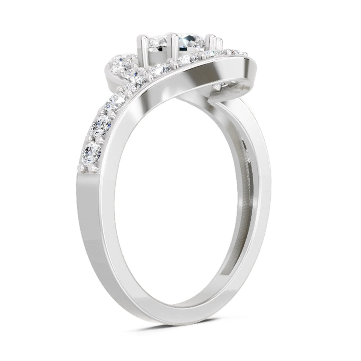 Brilliant Round Halo Diamond Ring