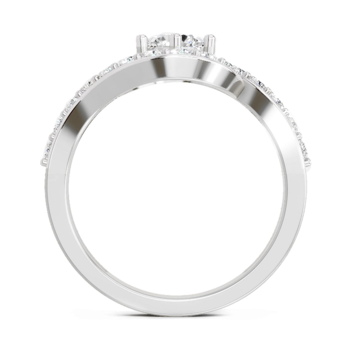 Brilliant Round Halo Diamond Ring