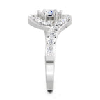 Brilliant Round Halo Diamond Ring