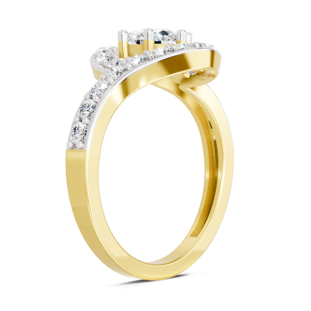 Brilliant Round Halo Diamond Ring