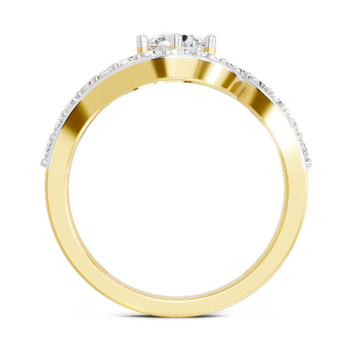 Brilliant Round Halo Diamond Ring