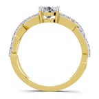 Refined Infinity Diamond Engagement Ring