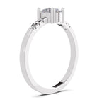 Brilliant Oval Solitaire Diamond Ring