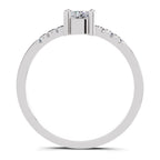 Brilliant Oval Solitaire Diamond Ring