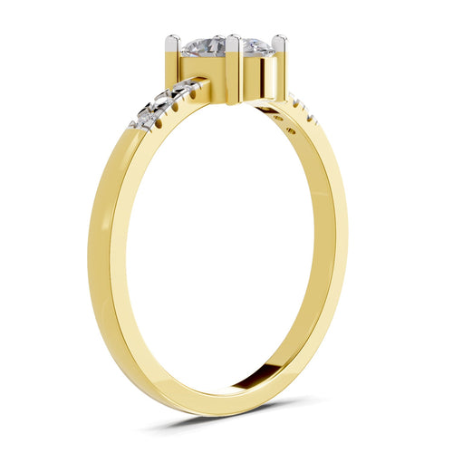 Brilliant Oval Solitaire Diamond Ring