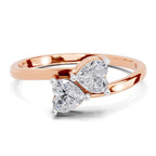 Exquisite Heart Diamond Ring