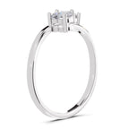 Exquisite Heart Diamond Ring