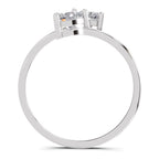 Exquisite Heart Diamond Ring