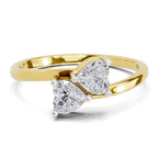Exquisite Heart Diamond Ring