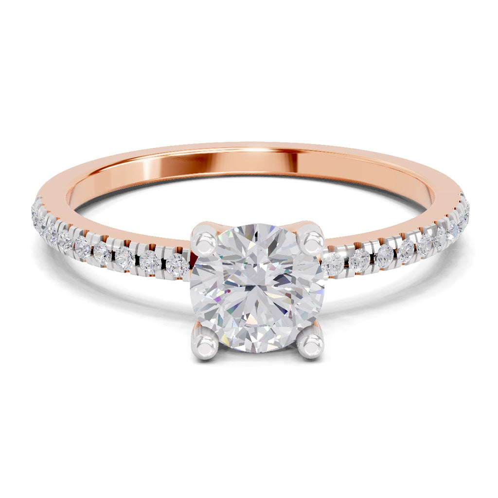 Captivating Round Solitaire Diamond Ring