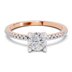 Captivating Round Solitaire Diamond Ring