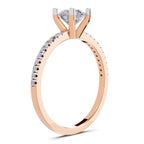 Captivating Round Solitaire Diamond Ring