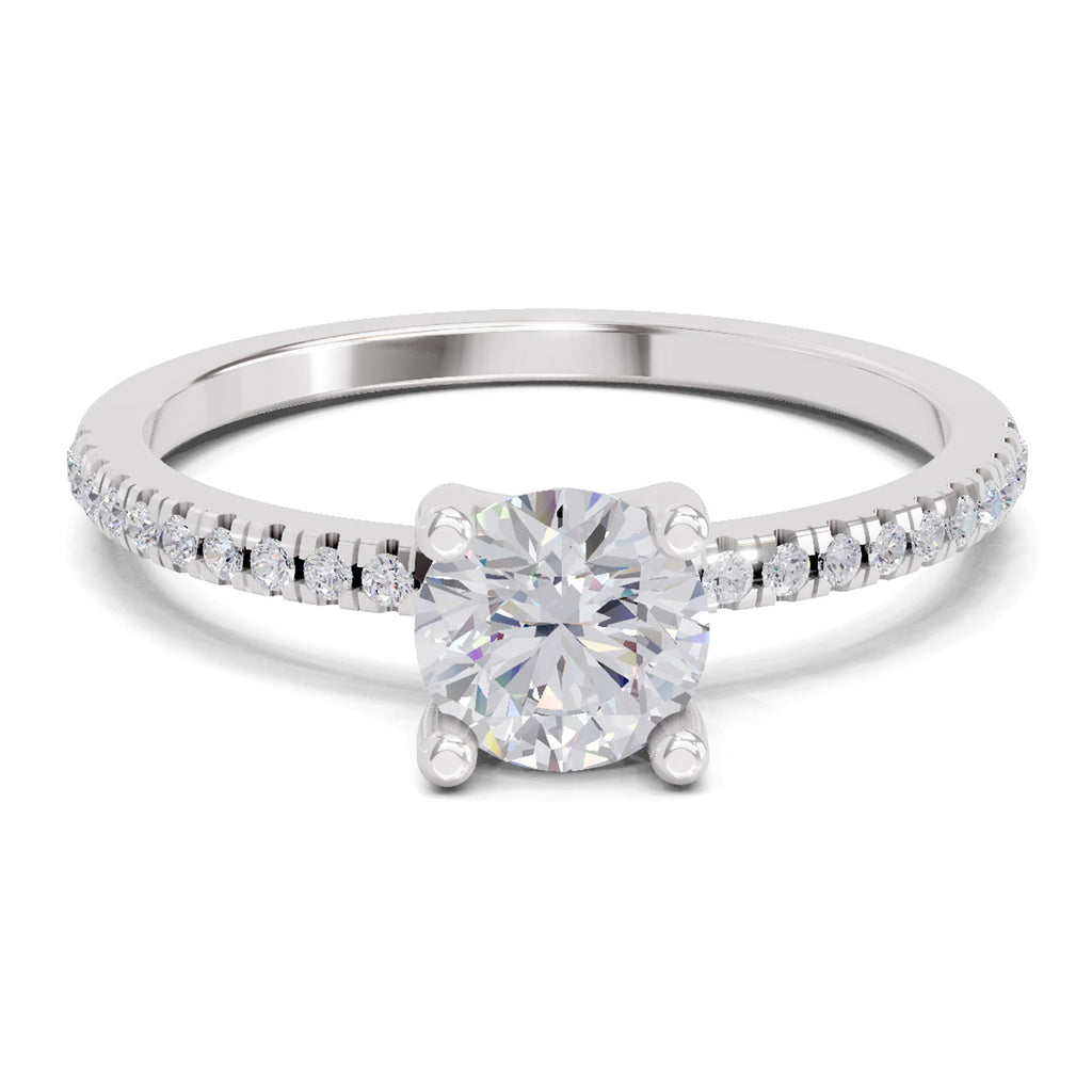 Captivating Round Solitaire Diamond Ring