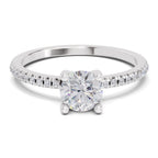 Captivating Round Solitaire Diamond Ring