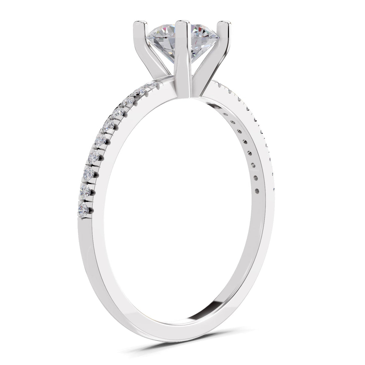 Captivating Round Solitaire Diamond Ring