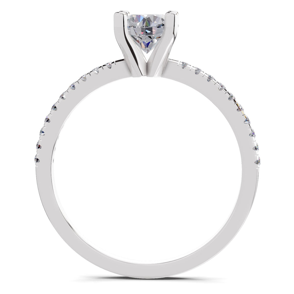 Captivating Round Solitaire Diamond Ring