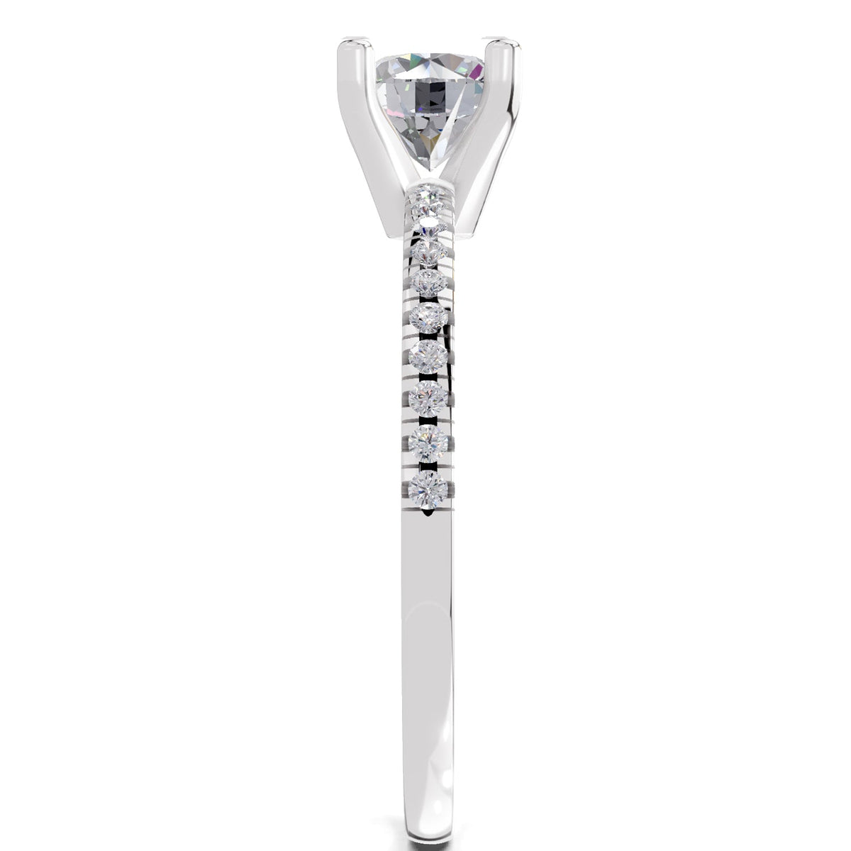 Captivating Round Solitaire Diamond Ring