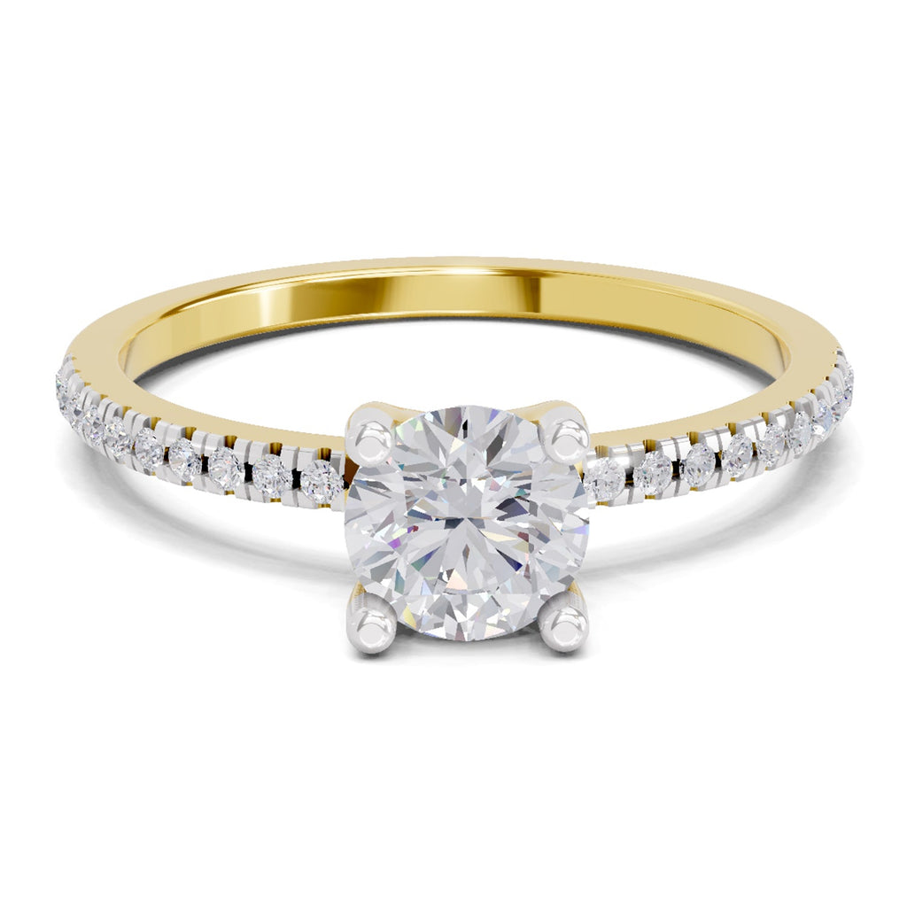 Captivating Round Solitaire Diamond Ring