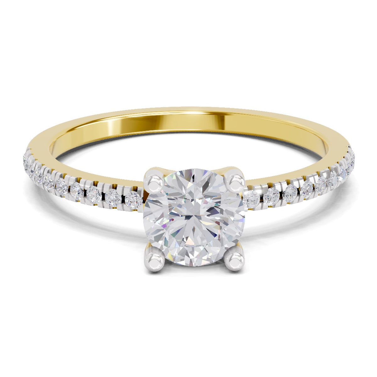 Captivating Round Solitaire Diamond Ring