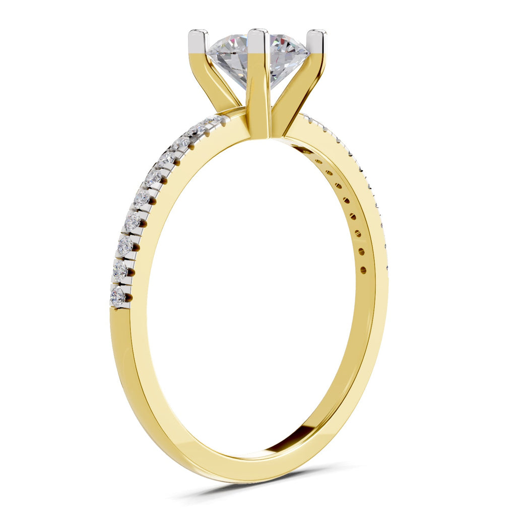 Captivating Round Solitaire Diamond Ring