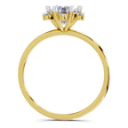 Captivating Blossom Halo Diamond Ring