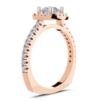 Radiant Halo Diamond Ring