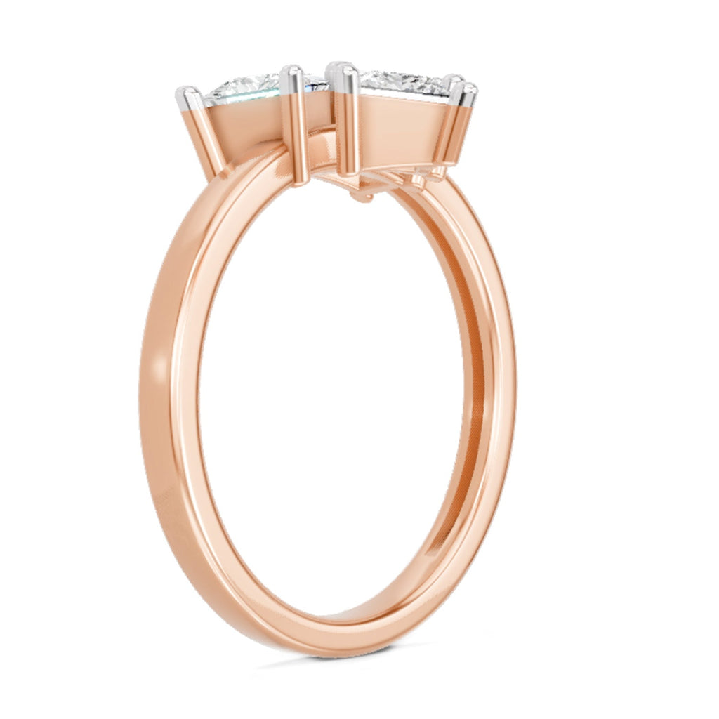 Resplendent Princess-Cut Diamond Ring